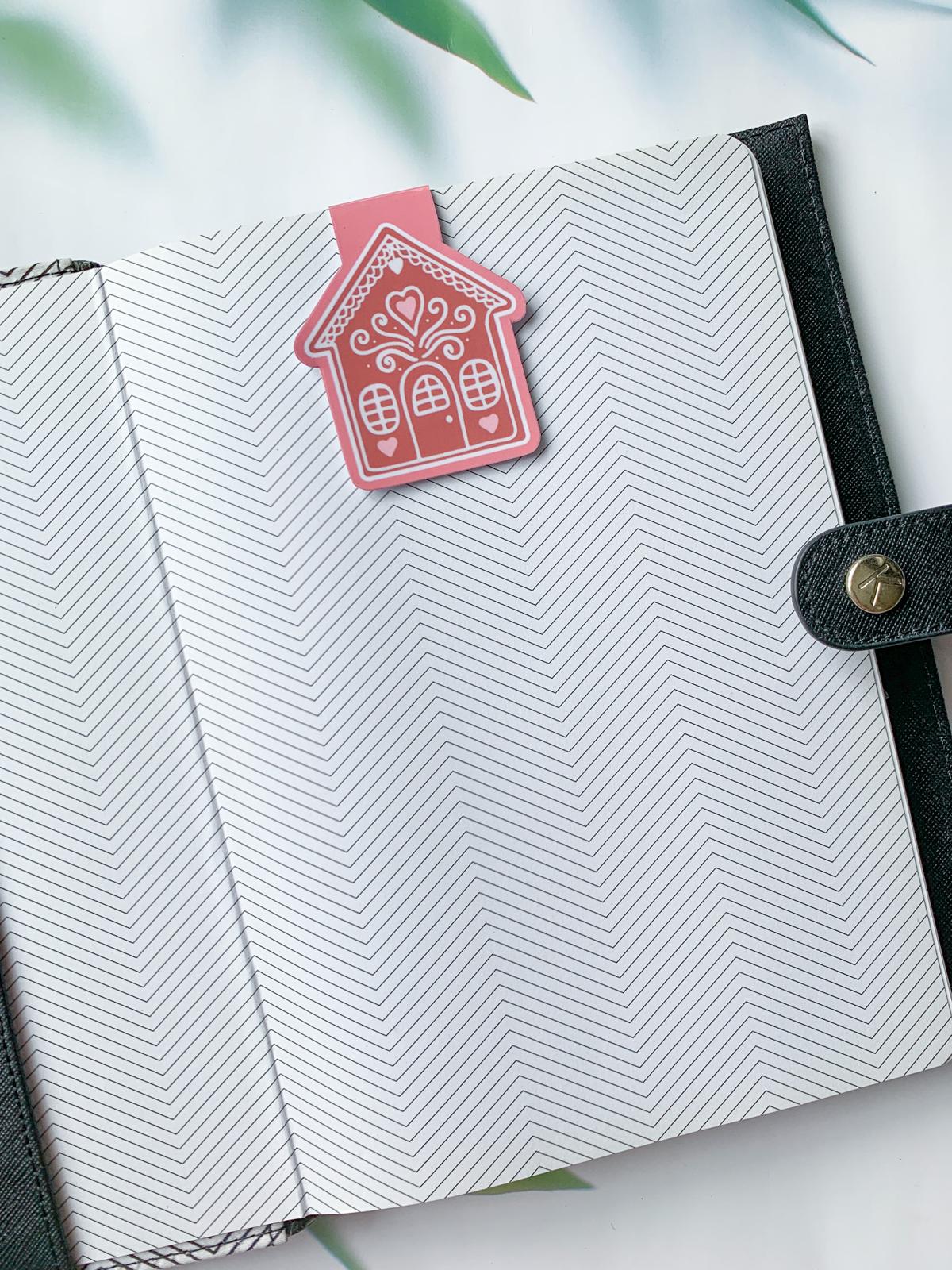 Gingerbread House Magnetic Bookmark