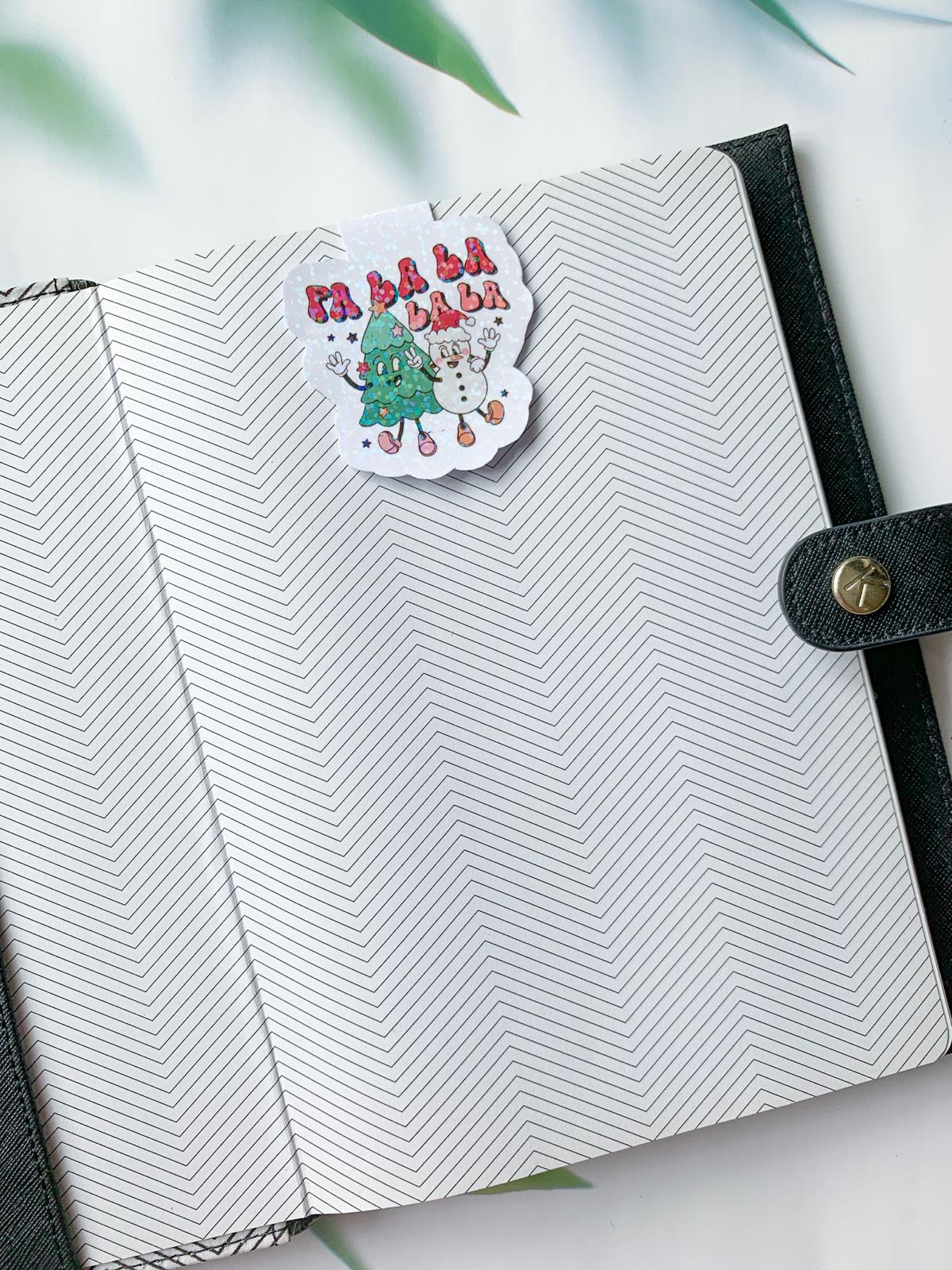 Fa La La Magnetic Bookmark