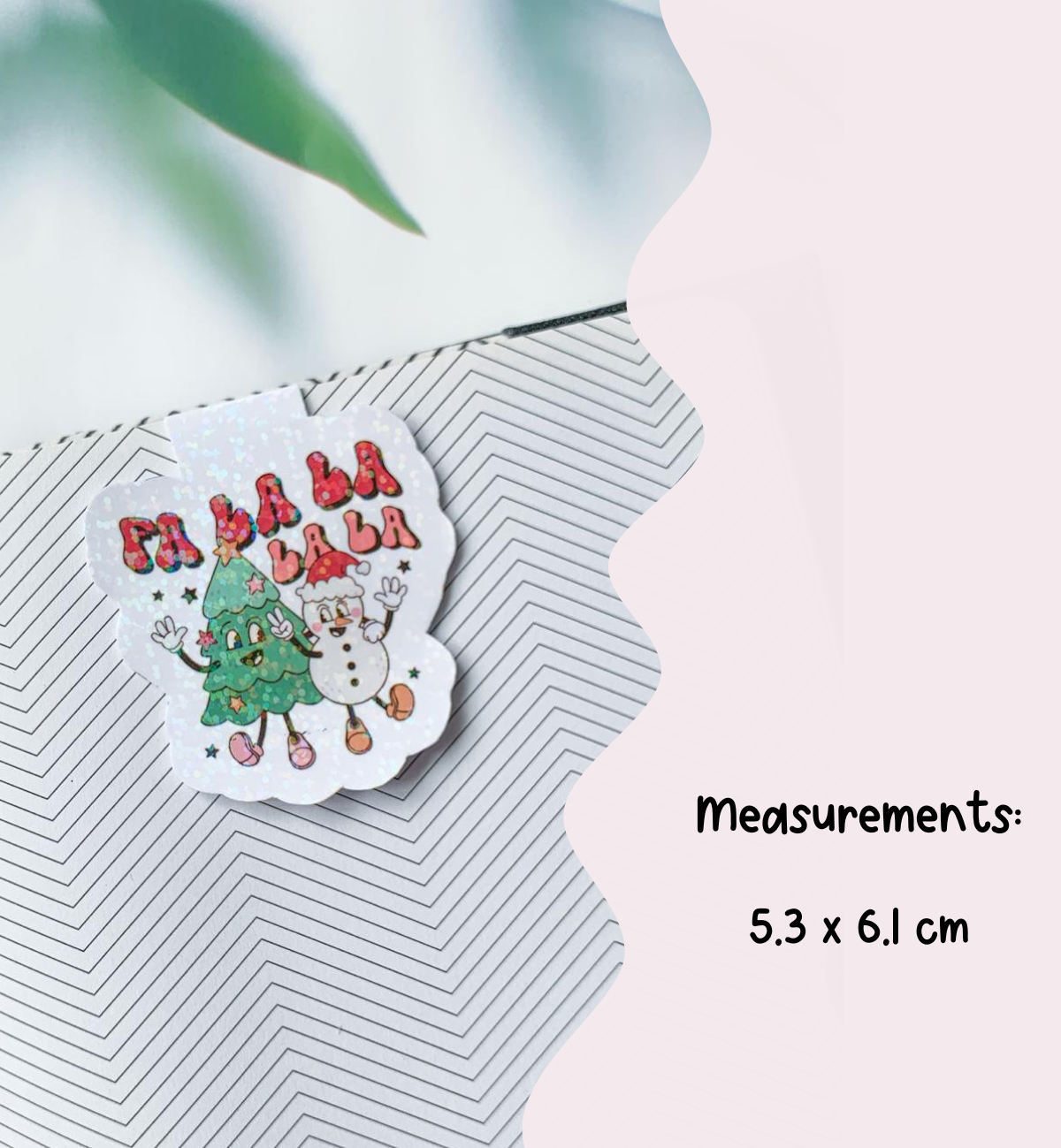 Fa La La Magnetic Bookmark