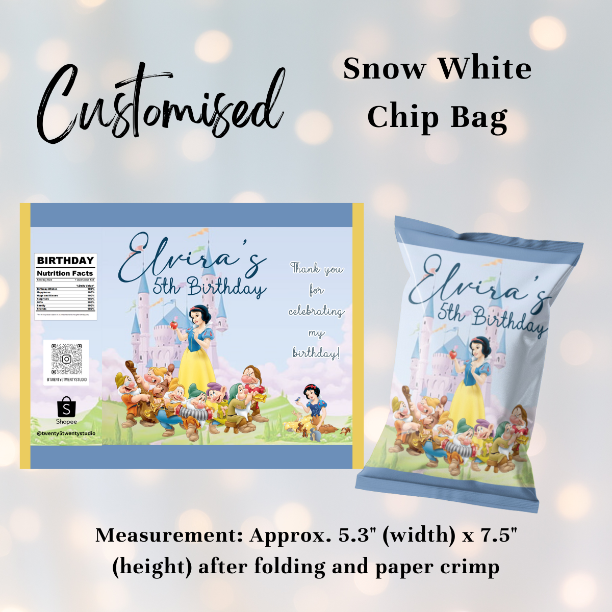 Custom Chip Bag Design