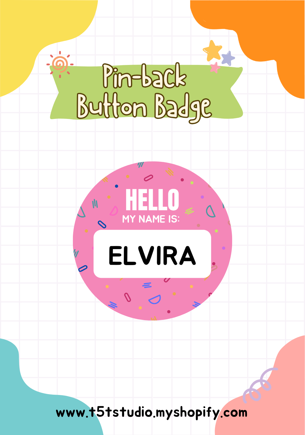 Pin-Back Button Badge