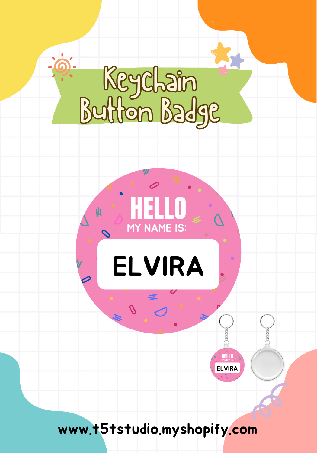 Keychain Button Badge