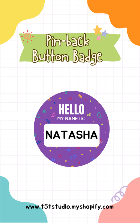 Pin-Back Button Badge