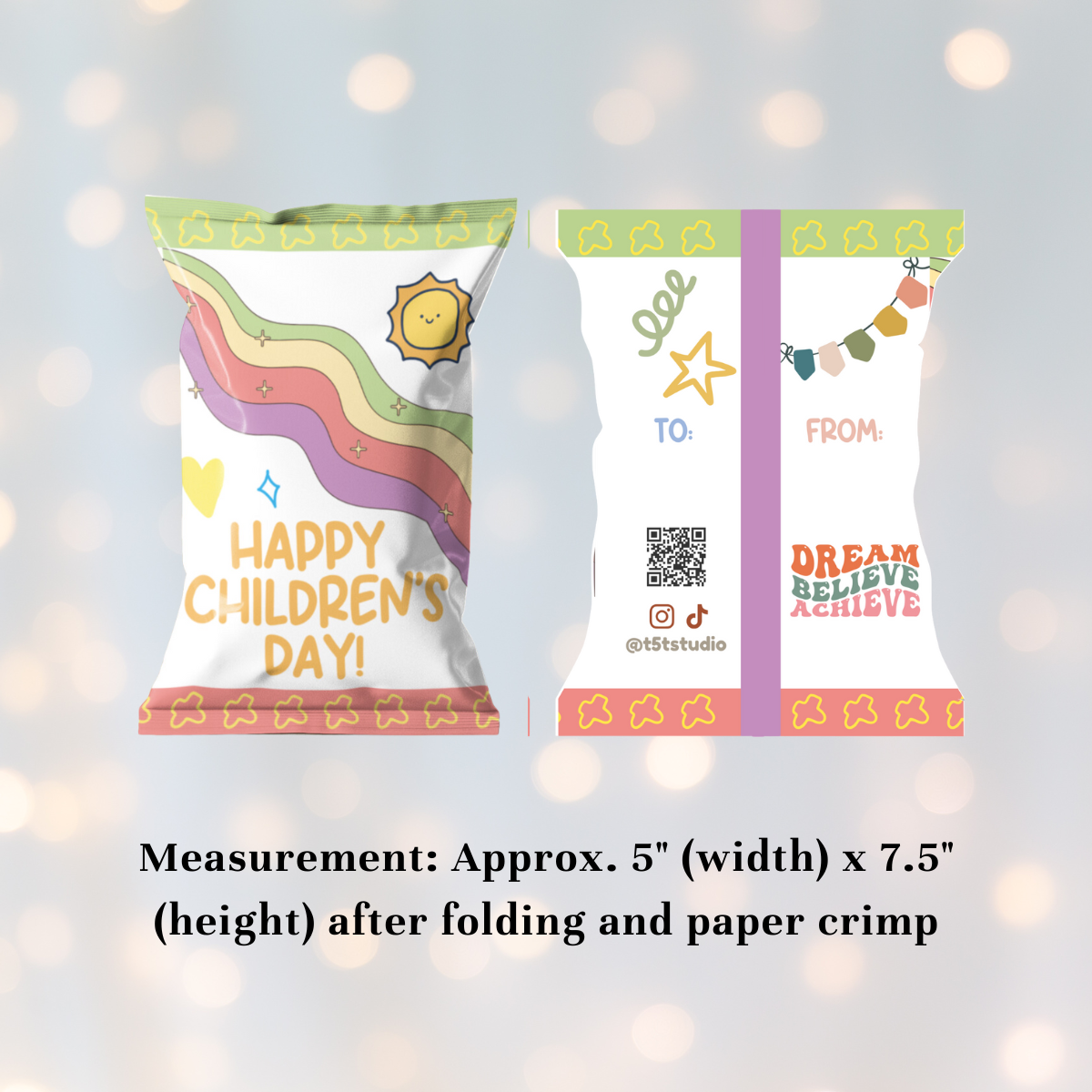 Children's Day Chip Bag [Min. 10 pieces]
