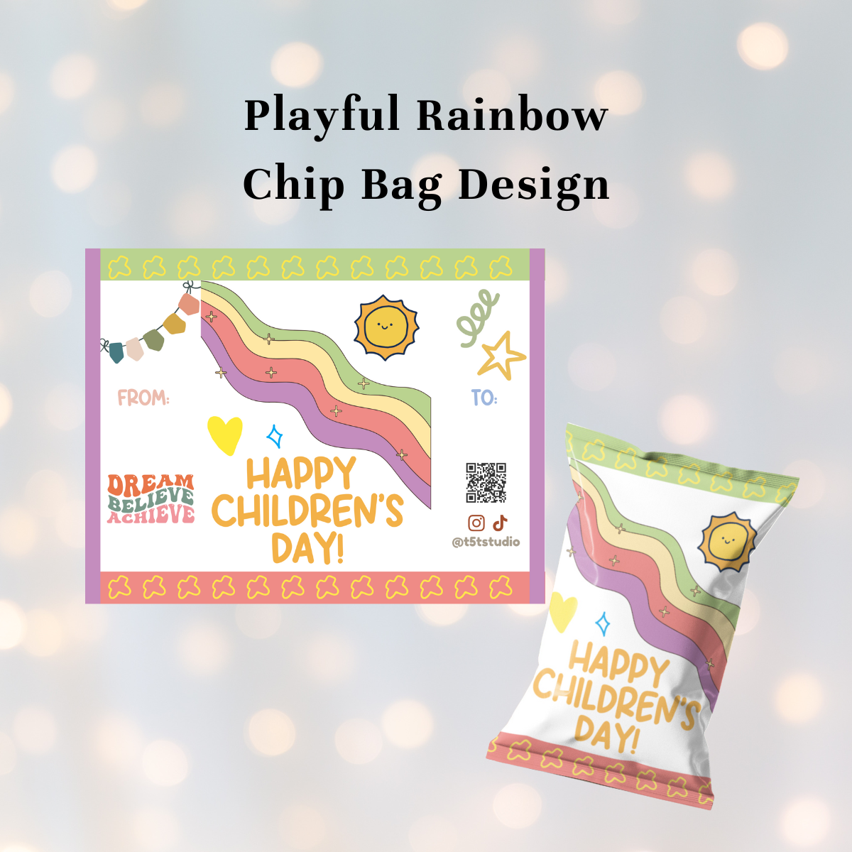 Children's Day Chip Bag [Min. 10 pieces]