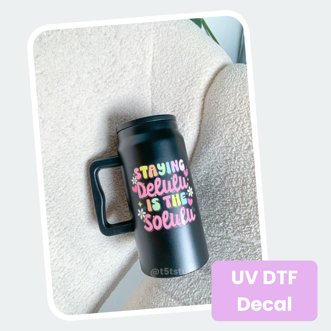 50oz Tumbler with Handle and Plastic Straw