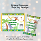 Dinosaur Chip Bag [Min. 10 pieces]