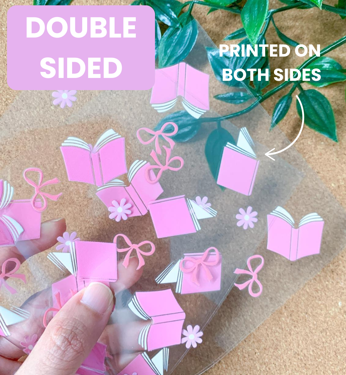 Girly Bow and Book