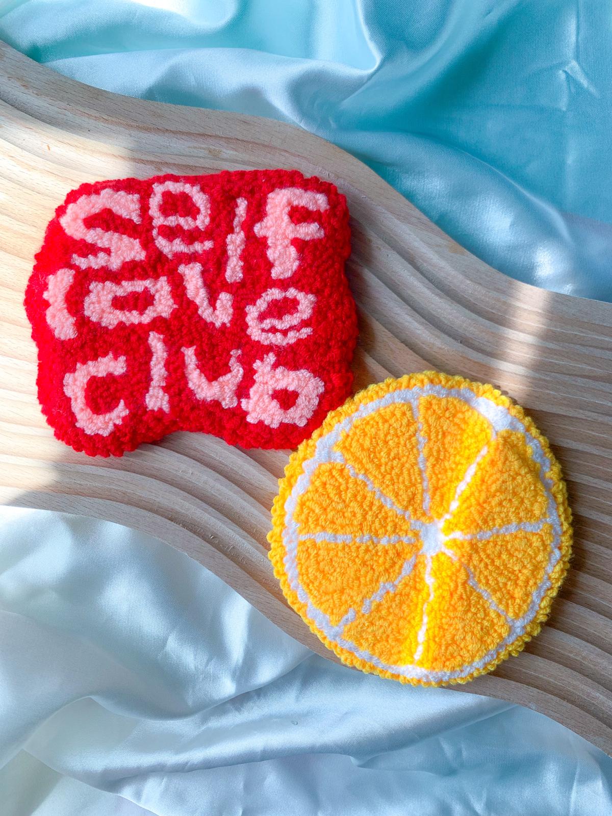 Punch Needle Coaster