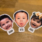 Face Cut-out Ref Magnet [Min. 6 pieces]
