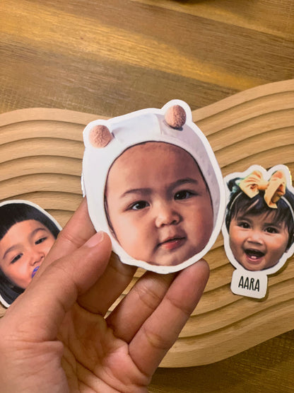 Face Cut-out Ref Magnet [Min. 6 pieces]