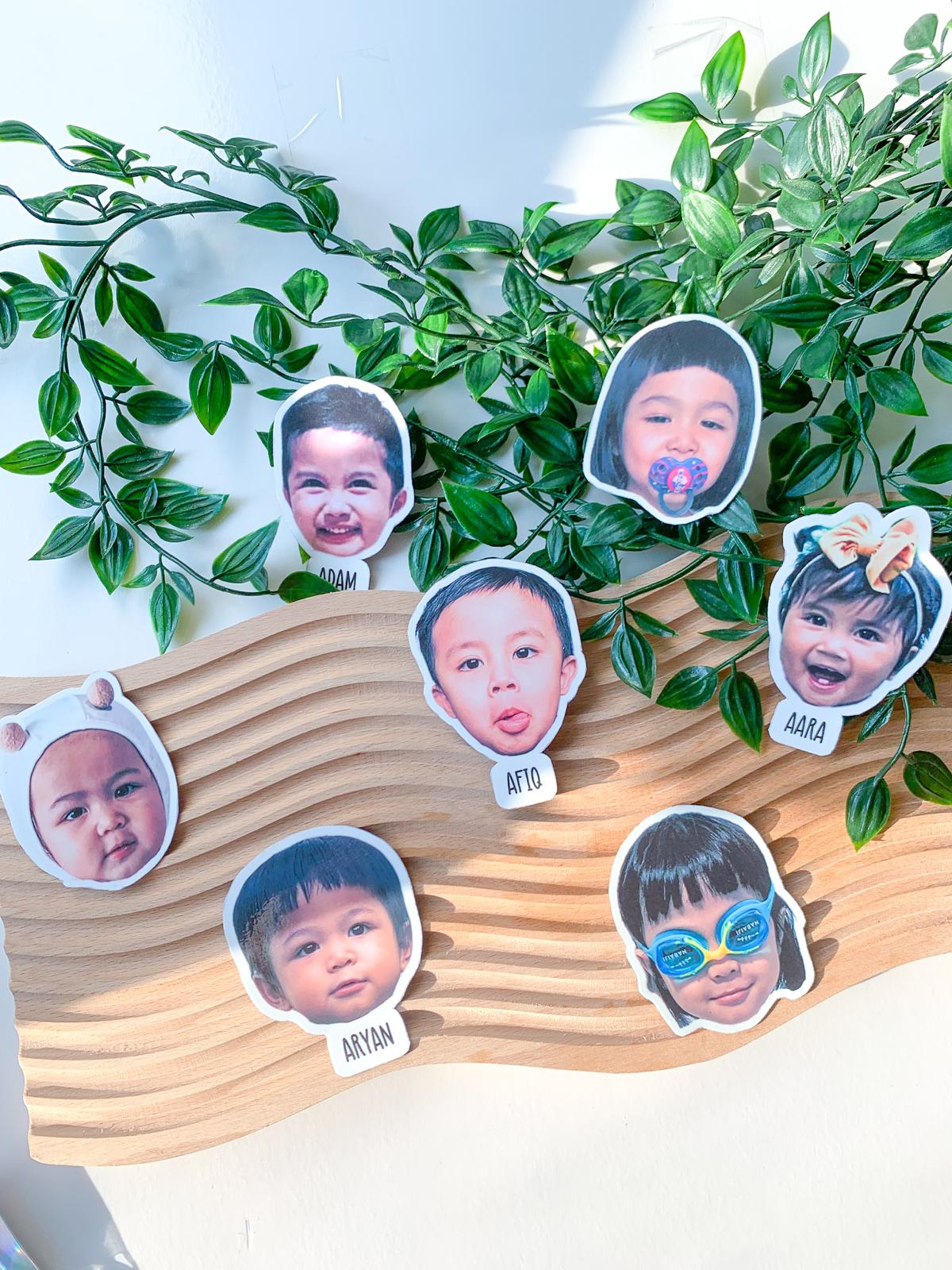 Face Cut-out Ref Magnet [Min. 6 pieces]