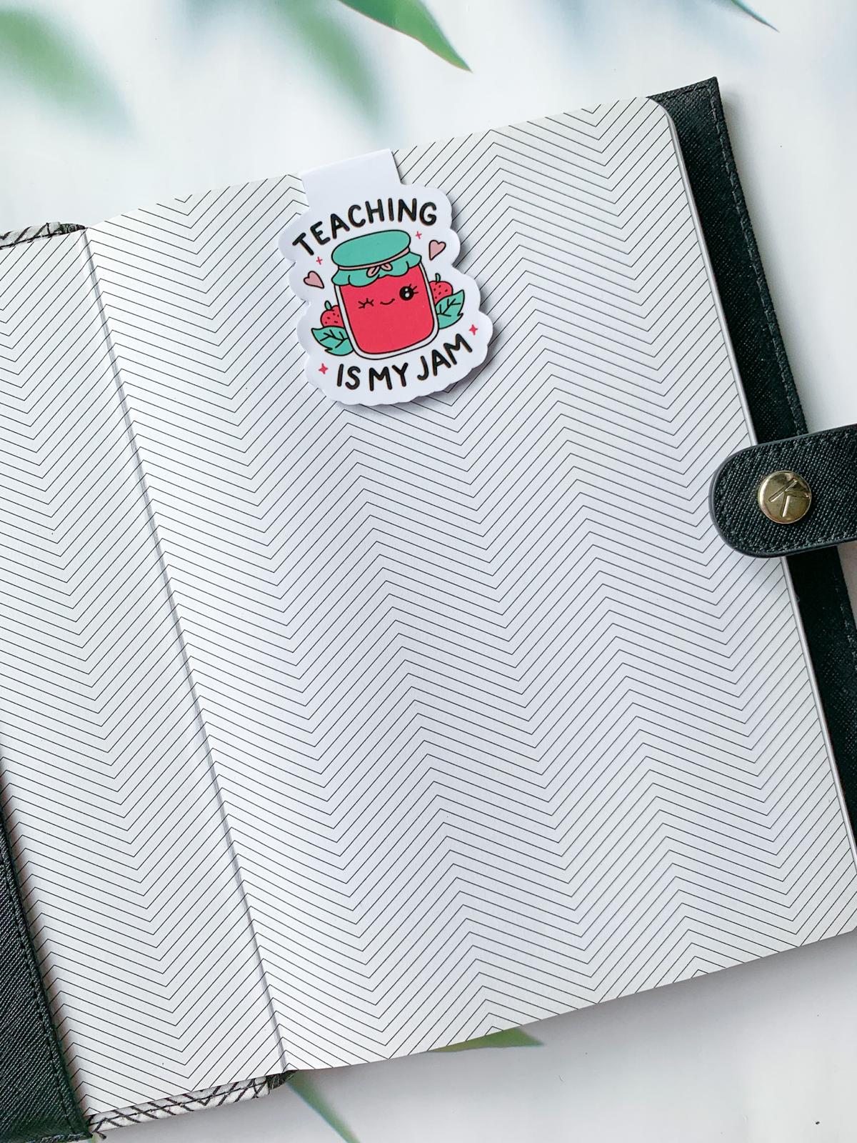 Teaching Is My Jam Magnetic Bookmark