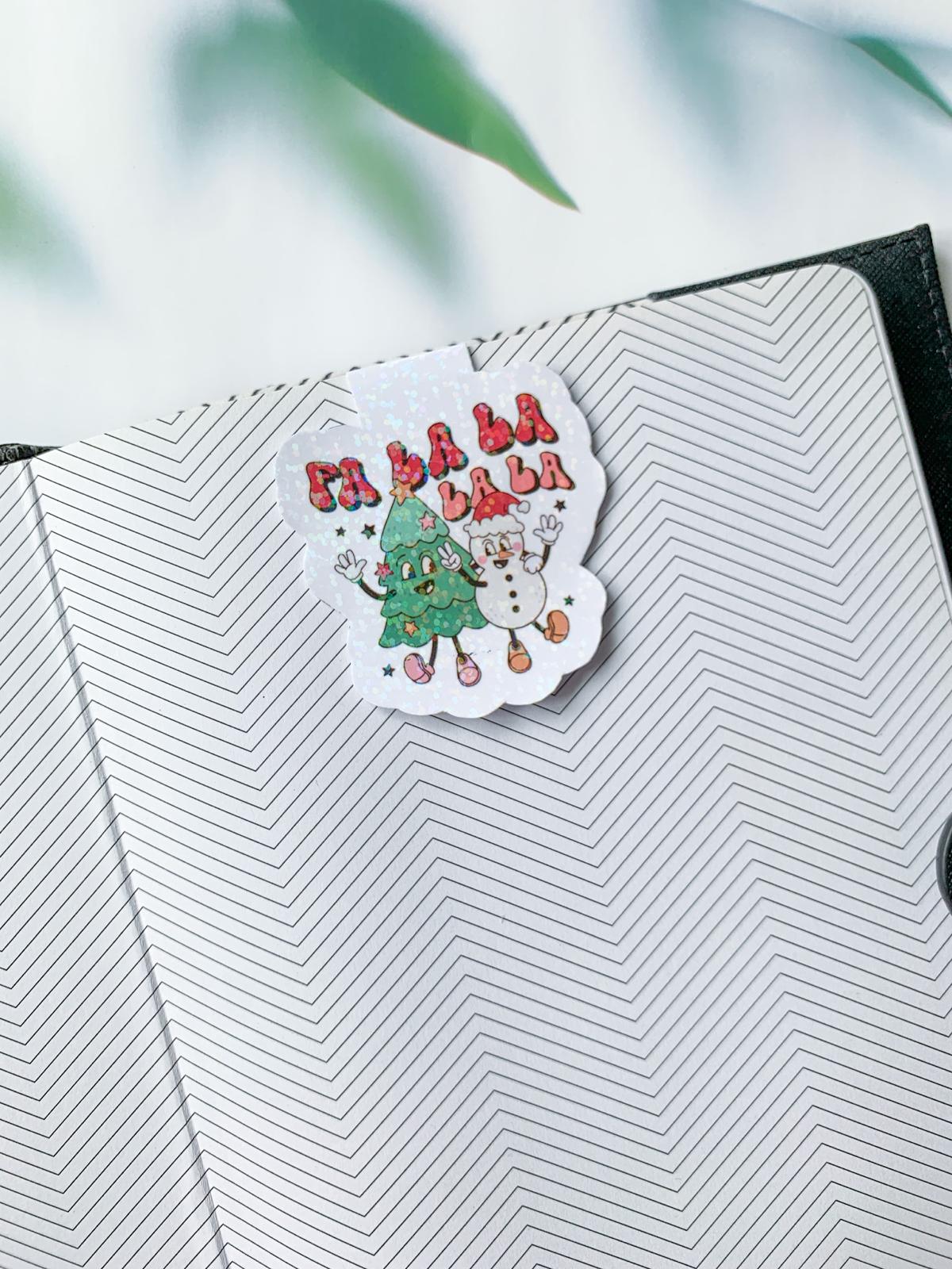 Fa La La Magnetic Bookmark