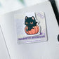 Pumpkin Cat Magnetic Bookmark