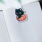 Pumpkin Cat Magnetic Bookmark