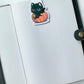 Pumpkin Cat Magnetic Bookmark