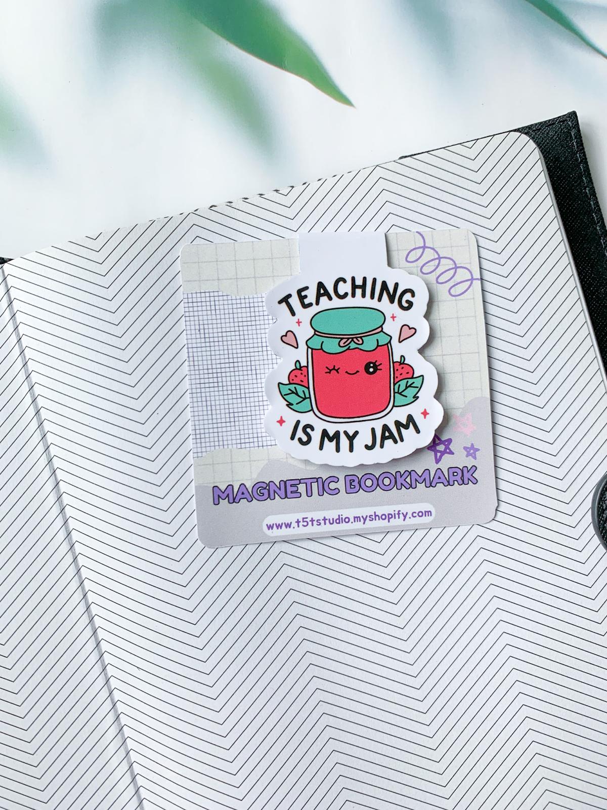 Teaching Is My Jam Magnetic Bookmark