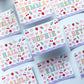 Letter Patch Name Sticker Sheet