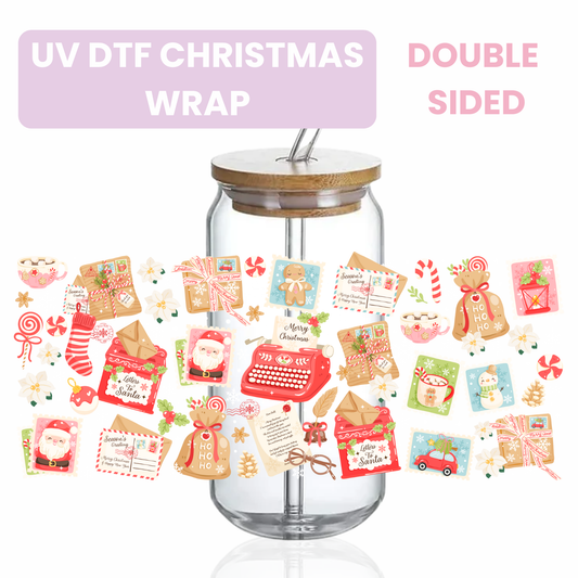 UV DTF Decal & Wrap OR Transparent Glass Cup